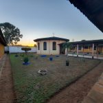 Jardim com a vista da Capela